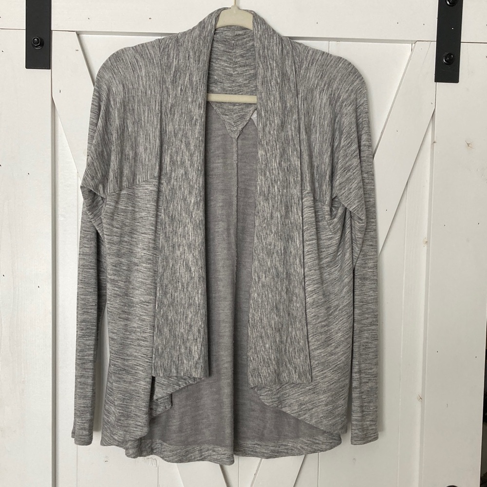 Athleta Open Sweater Gray Women’s Small Cardigan Spring Easter Summer Outdoor